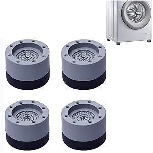 洗濯機用防振かさ上げ台 防振ゴム Ankola 洗濯機 かさ上げ 洗濯機 おき台 足防音パッド 重ねて使用可能 冷蔵庫…