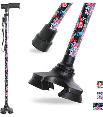 Amazon.co.jp: アンティーク タコ 真鍮 歩行棒 杖 ブラック 木製 2