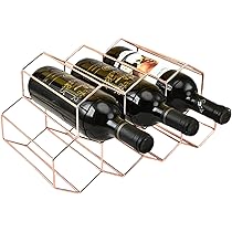 Amazon｜ワインラック ワインセラー 小型 ローズゴールド ディスプレイ