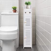 Amazon｜LONGSHINING トイレ収納 スリム トイレラック 隙間収納ラック