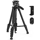 ZOCUS 三脚 リモコン付き 一脚可変式 全高1900mm 脚径26mm 5段 3Way雲台 水準器 クイックシュー式 アルミ製 スマホホルダー キャリングバッグ付き 一眼レフ ビデオ カメラ スマホ対応 ブラック