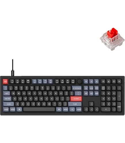 Amazon | Keychron V1 有線カスタムメカニカルキーボード 75