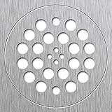 Tile Redi USA DP-BN-Set 2-Piece Redi Drain with Brushed Nickel Drain with Plate Set [並行輸入品]