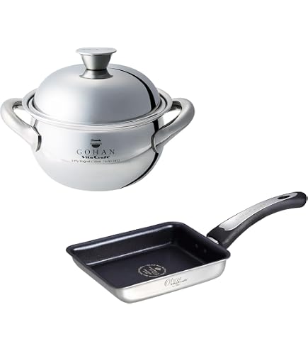 Amazon｜ビタクラフト ごはん鍋 ＋ スーパー鉄 エッグパン セット