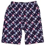 【本体綿100％】2016年 夏物 アンパンマンガール 天竺 ドキンコキン総柄 ５分丈パンツ Anpanman Girl ネイビー◇80cm