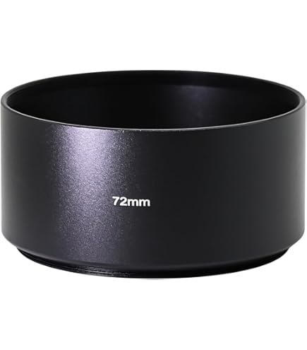 Amazon | 72mm 望遠レンズ用 ストレート メタル スクリュー式 レンズ
