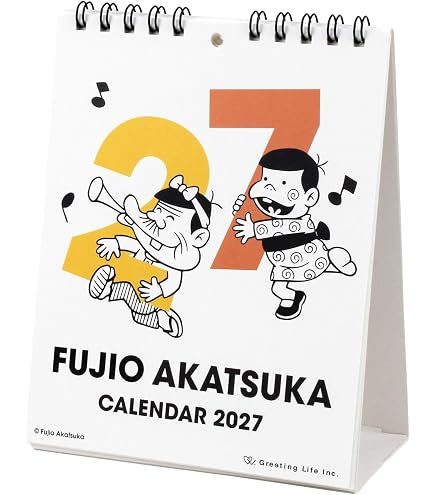 Amazon | グリーティングライフ 2026年 カレンダー FUJIO AKATSUKA