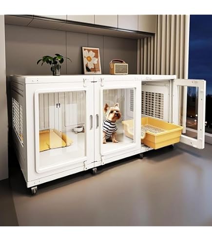 Amazon.co.jp: ペット用防音室 犬小屋 調節換気ファン付き 10MMの厚さ