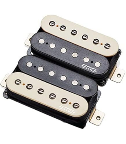 EMG ハムバッカー　ピックアップ Amazon.co.jp: EMGレトロアクティブホット70ギターピックアップセット