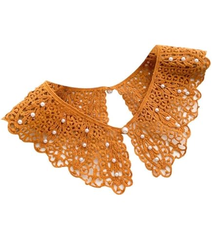 Amazon.co.jp: GANNI／ガニーつけ襟 ラムスキン レザー フリル