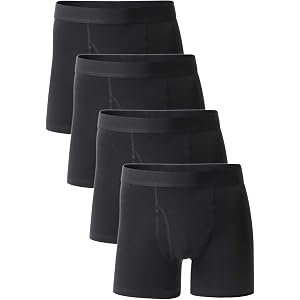 [WORKSTANCE] ボクサーパンツ メンズ 下着 4枚セット 前開き ピュアコットン