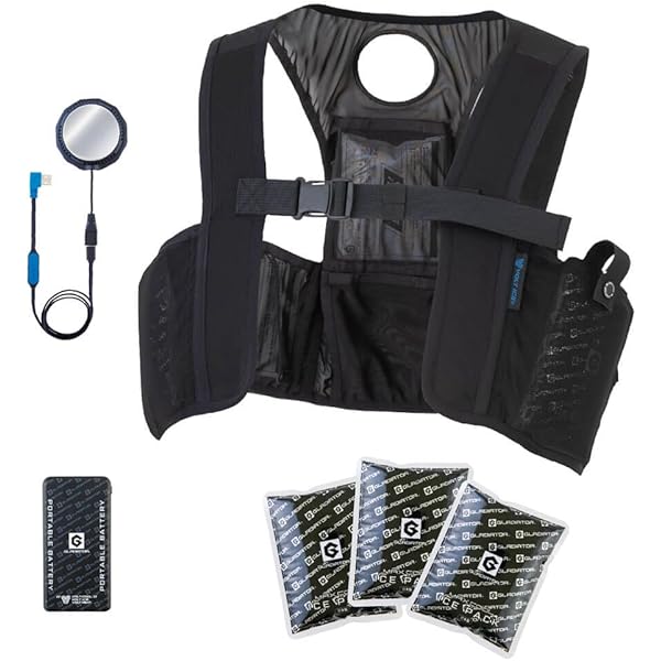 Amazon.co.jp: [コーコス] 保冷剤 3個付き アイス ベスト & ペルチェ