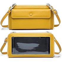 ビッグクロス / ショルダー スマホウォレット / ラウンドファスナー 長財布 タッチ操作対応 スマホショルダー 本革 ラウンドファスナー 長