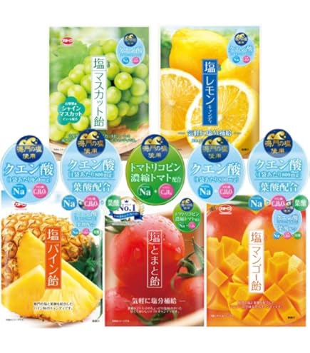 Amazon.co.jp: ブルボン ミネラル塩飴 94g×6袋 : 食品・飲料・お酒