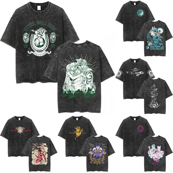 Amazon.co.jp: Mサイズ Tシャツ Part7 スティール・ボール・ラン 荒木