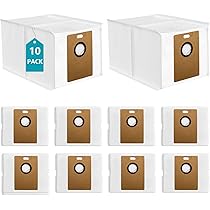 12 Stück Staubbeutel Für Tapo RV30 Max Plus Saugroboter - Ersatzbeutel Set