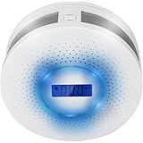 AONSO 防災グッズ 検出器 アラーム デジタル表示付き 壁掛け式 取り付け簡単