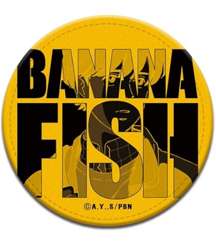 Amazon | BANANA FISH 缶バッジ デザイン04(アッシュ・リンクス/D