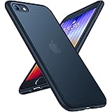 【米軍規格！高耐久性】TORRAS iPhone se se2 se3 8 7 ケース 半透明 耐衝撃 マット感 黄ばみなし レンズ保護 ストラップホール付き iphonese第3世代 ケース iPhone se se2 se3 8 7 ケース 4.