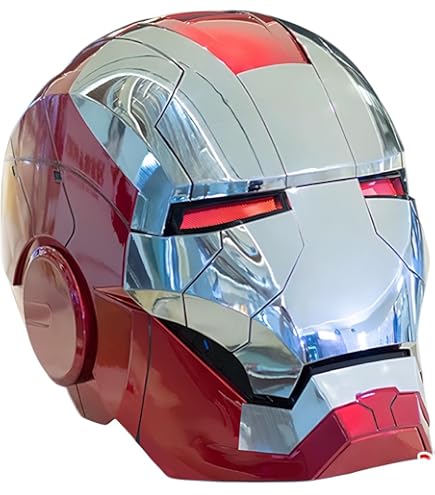 Amazon.co.jp: アイアンマンヘルメット、2025年新アイアンマンマスク