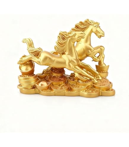 Amazon.co.jp: 馬 風水 金運 開運 お守り 銅製 天馬 十二支 風水置物