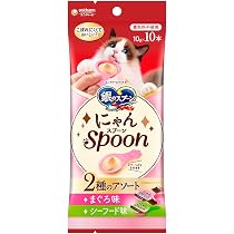 Amazon.co.jp: 銀のスプーン 猫用おやつ にゃんSpoon 2種のアソート