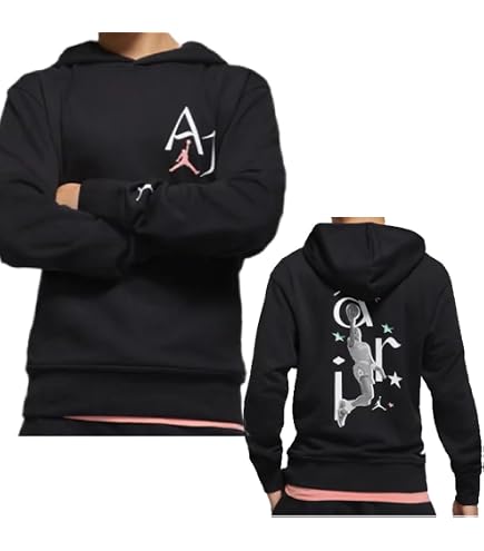 : NIKE DD1763-010 Men's Sweatshirt Hoodie, M, Height 5
