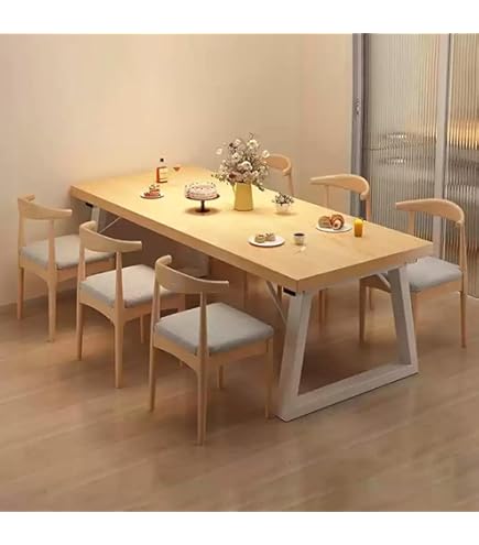 Amazon｜筑波産商 ダイニングセット ブラウン - デニッシュダイニングD