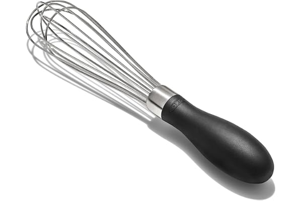 OXO オクソー 泡だて器 ウィスク ミニ ステンレス 小さめサイズ 少量混ぜ ドレッシング お菓子作り 食洗機対応 | 小型、軽量ハンドミキサー、ステンレススチール、卵、ホイップクリーム、ドレッシング、食器洗い機の使用に最適。