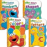 Sesame Street First Board Books - Set of Four (ABCs, 123s, Colors, Shapes) by Sesame Street [並行輸入品]