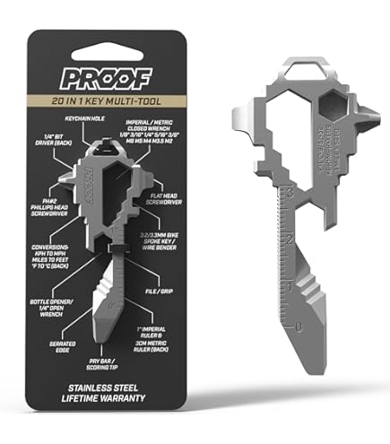 Amazon | カラビナキーホルダーステンレススチールマルチツール