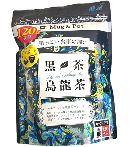 久順銘茶 黒茶烏龍茶 PLUS 100包 150g
