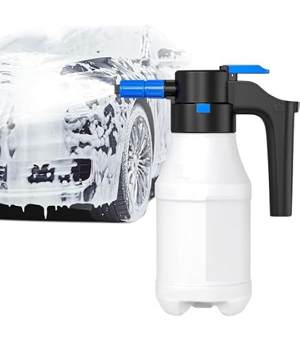 Amazon.co.jp: 自動泡噴霧器 フォームガン 洗車 電動 コードレス 充電