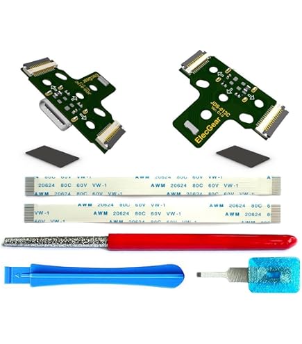 Amazon.co.jp: ElecGear 2個JDS-030 マイクロ USB ポートPCB 用のPS4