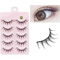 Amazon | Philiamumu つけまつげ ナチュラル 束感 つけま 黒自然軸手