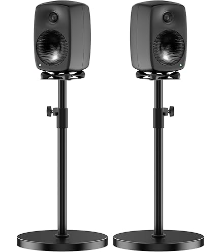 Amazon | Genelec G3/8030C/8330A用高さ調節可能なデスクトップ