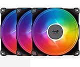 InWin Jupiter AJ140 アドレス可能 RGB トリプルファンキット 140mm 高性能冷却コンピュータケースファン冷却コントロール付き(AJ140-3PK)