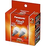 パナソニック ミニクリプトン型 パルック LED電球 口金 E17 電球40W形相当 電球色相当(4.3W) 小形電球・広配光タイプ 2個入 断熱材施工器具 密閉器具対応 LDA4LGE17SK42T