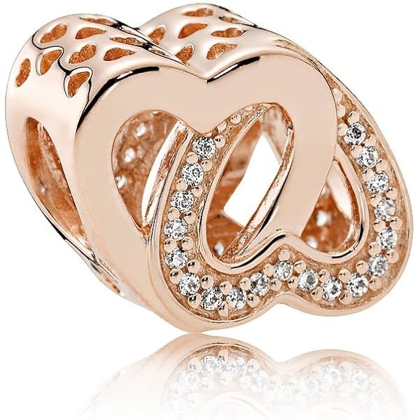 Amazon | [パンドラ] Pandora Pink Intertwining Radiance チャーム