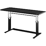 Bauhutte(バウヒュッテ) ゲーミングデスクHD 昇降式 ミドル (幅120cm×奥行55cm) ブラック BHD…