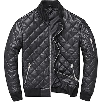 Amazon | [NBLL] レザーダウンジャケット ダウンコート レザー