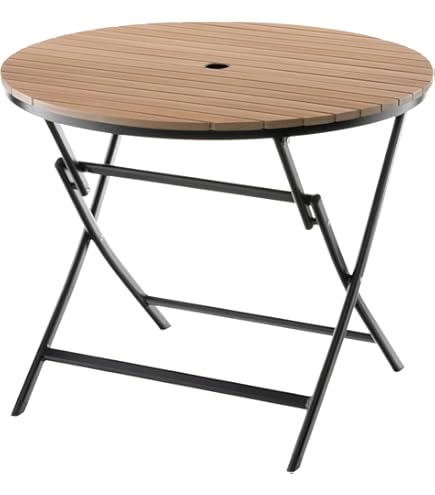 Amazon.co.jp: PINNTORP ピントルプ テーブル - 丸形/ライトブラウン