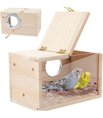 Amazon.co.jp: Asdays 巣箱 インコ 鳥の巣 繁殖ボックス 繁殖箱
