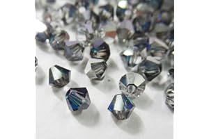 チェコビーズ【プレシオサ PRECIOSA】ソロバン型 RONDELLE BEAD ●3mm、4mm、5mm、6ｍｍ● (CLYバミューダブルー, 4mm（20粒）)