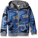 Splendid Little Boys' Toddler Camo Printed Zip up Hoodie Multi 4T [並行輸入品]