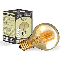Amazon | ノスタルジア エジソンバルブLED電球 シャンデリア ゴールド