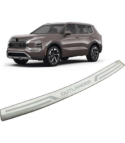 thumbnail image 2 of Carhanson Stainless Steel Rear Bumper Protector Trim Cover For Mitsubishi ASX 2020-2023 2 of 6