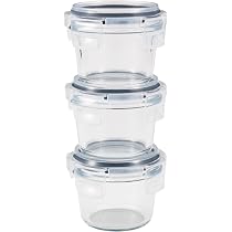 Amazon｜シービージャパン 耐熱ガラス 保存容器 150ml ラウンド 3個