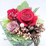 プリザーブドフラワー フルールミニョン クリアケース付き 枯れ ない 花 ギフト