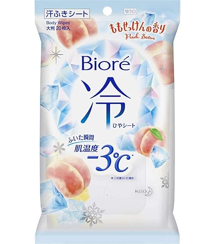 Amazon | 3個セット ビオレ 冷シート リフレッシュフローラルの香り